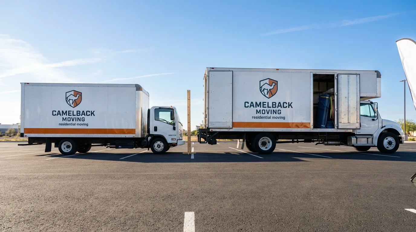 Moving truck size capacity guide in Wood River